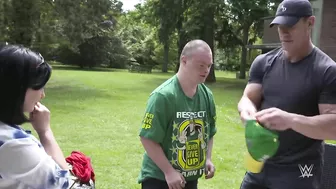 John Cena meets teen who fled Ukraine