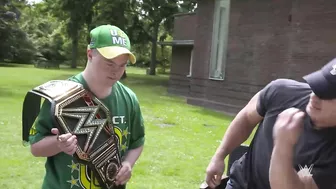 John Cena meets teen who fled Ukraine