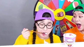 Giant VS Small Food Challenge DONA