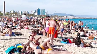 Barcelona beach walk / beach Bogadell ????️????????Spain best beaches