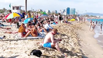 Barcelona beach walk / beach Bogadell ????️????????Spain best beaches