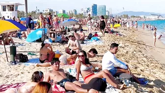 Barcelona beach walk / beach Bogadell ????️????????Spain best beaches