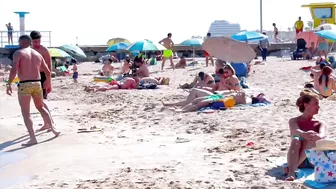 Sitges beach walk/ walking Spain best beaches