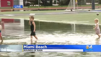 Heavy rain soaks Miami Beach