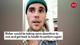 Justin Bieber reveals facial paralysis on Instagram Video