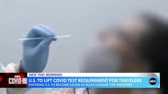 US lifts COVID testing requirement for international travel