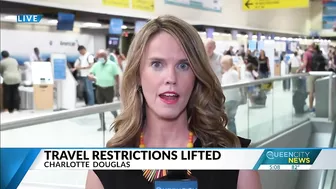 Travel restrictions lifted, CLT Airport sees large crowds