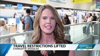 Travel restrictions lifted, CLT Airport sees large crowds