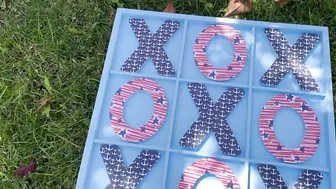 Back Yard Games with Outdoor Mod Podge