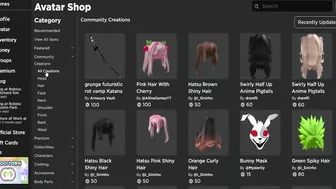 Avatar Shop Infinite Scrolling UPDATE! PAGES CRASHING FIXED? (ROBLOX)