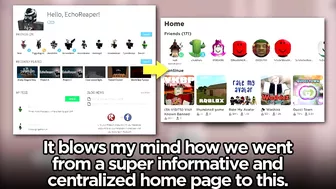 Roblox Home Page UPDATE sucks