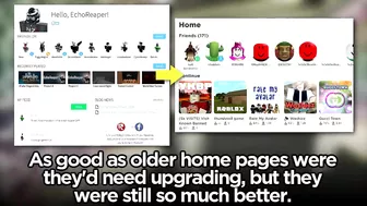 Roblox Home Page UPDATE sucks