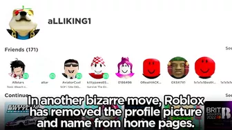 Roblox Home Page UPDATE sucks