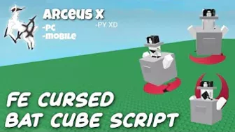 Arceus x Fe Cursed Bat Cube Script Showcase | Fe Script Roblox