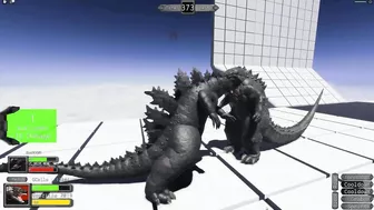 GODZILLA 2014 vs GODZILLA 2019 Destroy Each Other - ROBLOX