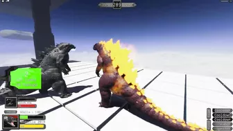 GODZILLA 2014 vs GODZILLA 2019 Destroy Each Other - ROBLOX