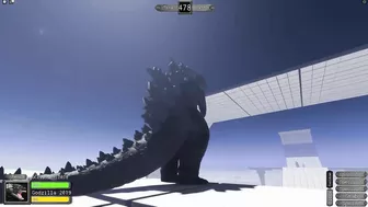 GODZILLA 2014 vs GODZILLA 2019 Destroy Each Other - ROBLOX