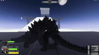 GODZILLA 2014 vs GODZILLA 2019 Destroy Each Other - ROBLOX