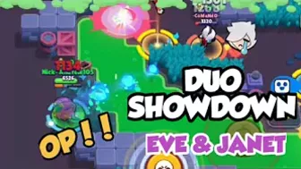 Παίζουμε DUO με EVE και JANET! (Brawl Stars Greek)