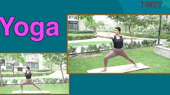 How To Warrior Pose | Health Benefits Of Virabhadrasana | Warrior Pose In Yoga| TimesXP Yoga