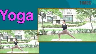 How To Warrior Pose | Health Benefits Of Virabhadrasana | Warrior Pose In Yoga| TimesXP Yoga