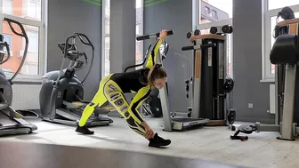 Stretching in the gym1