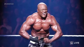 Theory attacks Bobby Lashley during a Pose-Down challenge: Raw, June 13, 2022