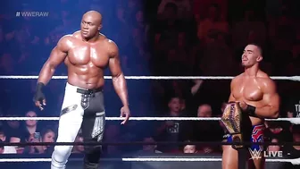 Theory attacks Bobby Lashley during a Pose-Down challenge: Raw, June 13, 2022