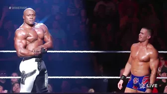 Theory attacks Bobby Lashley during a Pose-Down challenge: Raw, June 13, 2022