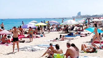 Beach Bogadell/ Barcelona beach walk ????️????????walking Spain best beaches