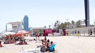 Beach Bogadell/ Barcelona beach walk ????️????????walking Spain best beaches