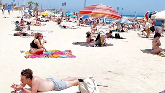 Beach Bogadell/ Barcelona beach walk ????️????????walking Spain best beaches