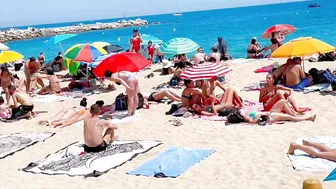 Beach Bogadell/ Barcelona beach walk ????️????????walking Spain best beaches