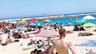 Beach Bogadell/ Barcelona beach walk ????️????????walking Spain best beaches