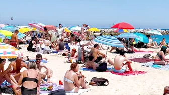 Beach Bogadell/ Barcelona beach walk ????️????????walking Spain best beaches