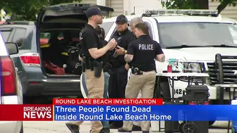 Three people found dead in Round Lake Beach, one person in custody