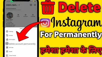 instagram account delete kaise kare permanently / how to delete instagram account permanently