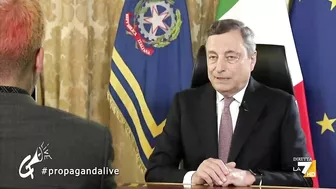 Esclusivo: la prima diretta Instagram di Mario Draghi