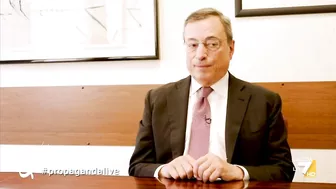 Esclusivo: la prima diretta Instagram di Mario Draghi