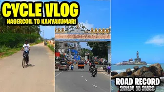 Cycle Vlog Nagercoil To Kanyakumari ????‍♂️ 15Km Riding???? 3Hrs Travel In Cycle || ????Biryani Eating Vlog ????