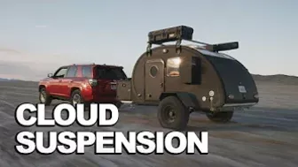 Cloud Suspension Is Available on Black Bean Trailer Models | Trailing Arm Air Suspension | Camping