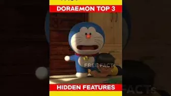 Top 3 hidden features of doraemon in doraemon anime series | #shorts #freefacts #doraemon