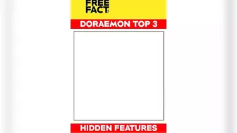 Top 3 hidden features of doraemon in doraemon anime series | #shorts #freefacts #doraemon