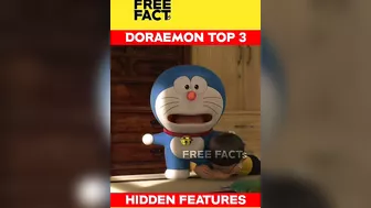 Top 3 hidden features of doraemon in doraemon anime series | #shorts #freefacts #doraemon