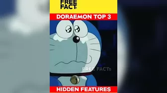 Top 3 hidden features of doraemon in doraemon anime series | #shorts #freefacts #doraemon