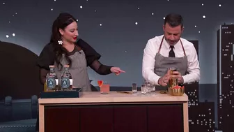 Celebrity Astrologer Aliza Kelly Makes Jimmy Kimmel a Scorpio Cocktail - Sponsored by Astral Tequila