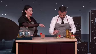 Celebrity Astrologer Aliza Kelly Makes Jimmy Kimmel a Scorpio Cocktail - Sponsored by Astral Tequila