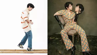 BJ Pascual dances Tinikling while answering questions about being a Celebrity Photographer