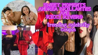 TRENDING COUPLE ANDREA BRILLANTES AND RICCI RIVERO SWEET MOMENTS#andrea #artist #celebrity