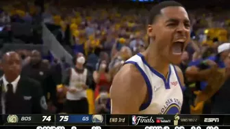 Jordan Poole Shocks Warriors By INSANE Deep Buzzer Beater 3 In Game 5!